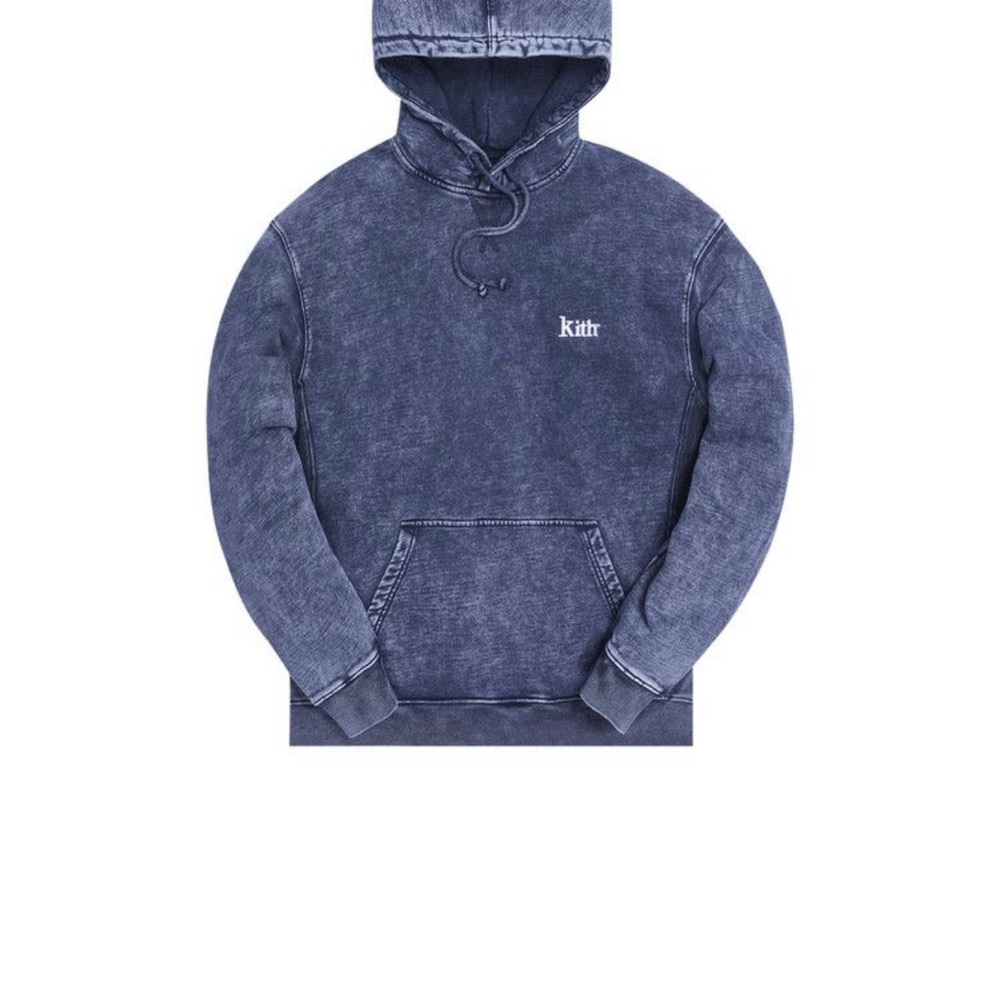 Kith Williams III Hoodie in Washed Navy, size XXL